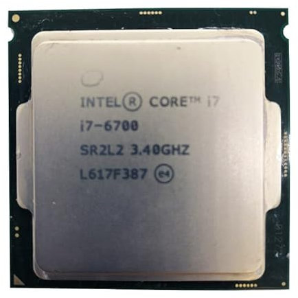 Intel Core i7-6700 Processore CPU 3.40 GHz (fino a 4.00 GHz) SR2L2 LGA1151 (4 Cores, 8 Threads, 6MB 8GT/s), i7 6700 (Ricondizionato)