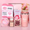 GEEKEO Cadeau Maman Cadeau Fete des Meres, Coffret Anniversaire Femme Tasse Thermos Cadeaux pour Maman Mamie, Meilleure Mère Box Coffret Saint Valentin Femme Noel avec Décoration Acrylique - Allemand
