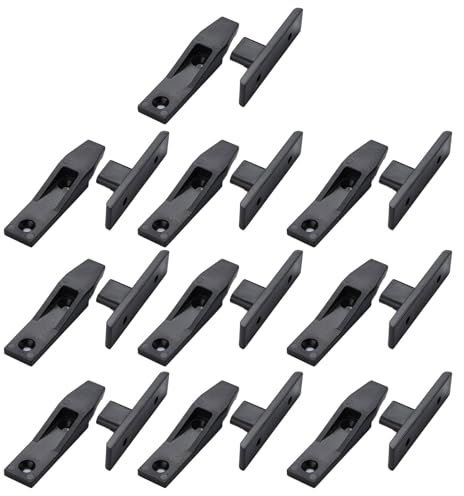 10 ganci per zoccolo da cucina, con gancio a pressione, per mobili e armadietti da cucina