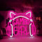 NYXEN LED Neon-Schild „Gamer Girl“ – dimmbar (Größe optional), Wanddeko für Gaming-Zimmer, Schlafzimmer, Wohnzimmer, Streaming-Setup Coole Geschenkidee für Gamerinnen