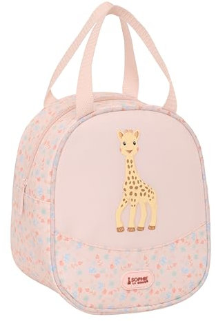 SOPHIE LA GIRAFE JOY - Trousse de Toilette Thermo préscolaire, Trousse de Toilette Enfant, Adaptable sur Chariot Idéal pour les Enfants de 5 à 14 Ans, Confortable et Polyvalente, Qualité et Résistance