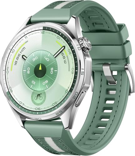 HUAWEI WATCH GT 6 GPS 46 mm Smart Watch, touchscreen AMOLED da 1,47, durata della batteria fino a 21 giorni, ciclismo, oltre 100 modalità sport, iOS e Android, monitoraggio della salute tutto il