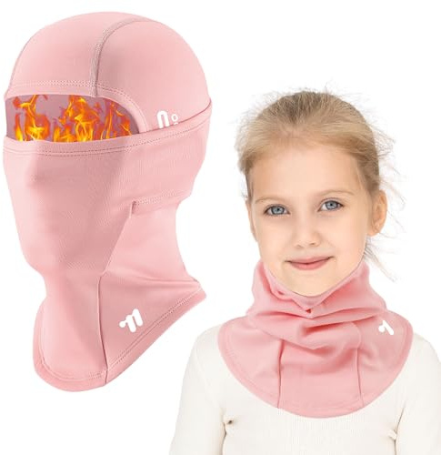 AYPOW Kinder Sturmhaube Winter Winddicht Balaclava Skimaske, Thermo Fleece Warm Schlupfmütze Gesichtsmaske Sturmmaske kinder für Jungen Mädchen 6-12 Outdoor Sports Radfahren Fahrrad Snowboard