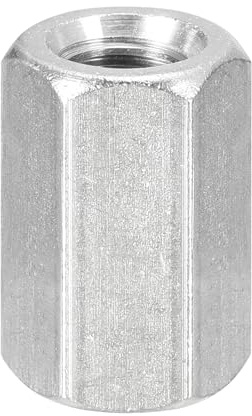 QUARKZMAN Langen Sechskantmuttern M12 x 1.75 Steigung 304 Edelstahl | 1 Stück, 30mm Distanzmuffen Verlängerungsmutter, Metrische Sechskantstangen-Langmutter