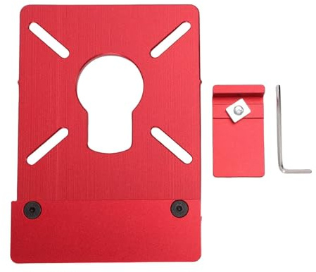 Garosa Router Guides Rail Adapter, Sturdy Aluminum Alloy with Center Cutting Line Indicator for Wen Triton Track Saw Guides Rails