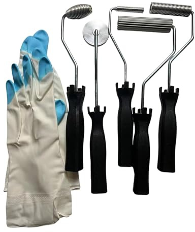 Ysyqkn Kit de Réparation de Baignoire En Résine avec 5 Baguettes à Bulles En Fibre de Verre
