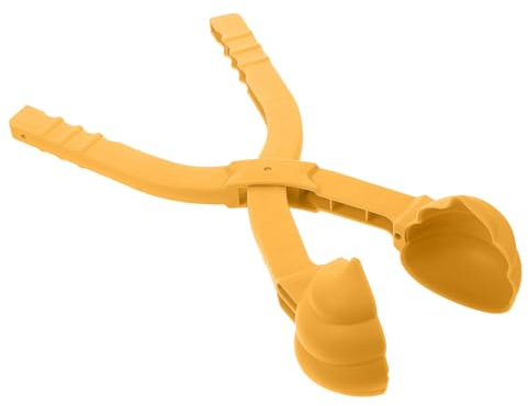 Pince à Boules de Neige en Plastique, Jouet Extérieur Garçon et Filles | Forme Amusante, Surface Lisse, Crée Boules, Cônes Neige ou Formes Boue, Usage Hivernal Extérieur, Coloris Kaki