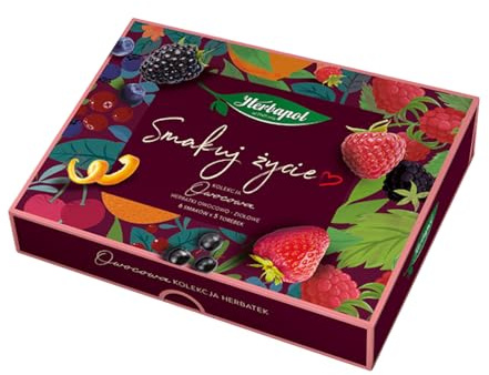 Herbapol Früchtetee Set 30 Teebeutel - Tee Collection 6 Sorten Probierbox