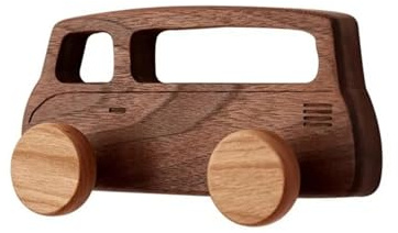MKYYIOED Schlüsselbrett Multifunktionale Wandhaken aus Holz in Autoform, Vintage, niedlicher Cartoon-Auto-Wandhaken(Color 2)