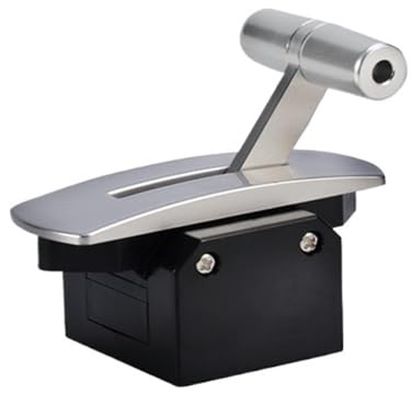 NGTFDCP Joystick Joystick, SMC78A Video Push, Rod Single Axis Hall Pull für Zuhause(Silver,1-4V voltage output)