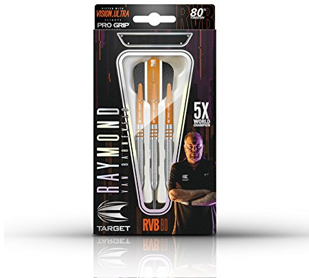 TARGET Barney Raymond Van Barneveld Steeldart RVB80 inkl. Empire Checkout Card (25g)