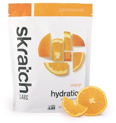 Skratch Labs | Sport Hydration Drink Mix, Oranges (15.5 oz, 20 Servings) | Sports nutrition with real fruit & clean ingredients, electrolytes for fast hydration & endurance, non-GMO, vegan, kosher