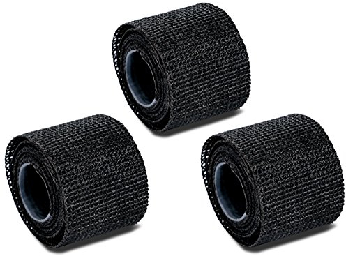 POPPSTAR Ruban de réparation 1m x 2,5cm, ruban en fibre de verre avec couche de polyuréthane- plus fort que le ruban adhésif, 3 rouleaux