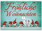 A4 XXL Weihnachtskarte WEIHNACHTSMÜTZEN mit Umschlag - lustige Klappkarte für Kollegen Freunde Verwandte - Frohe Weihnachten Karte von BREITENWERK