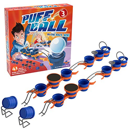 Drumond Park Puff Ball 3 Kids Action Game - Large | Family Board Games For Kids | Children Action Game Suitable for Boys & Girls Ages 6 7 8 9+ Years
