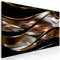 decomonkey Bilder Abstrakt 135x45 cm 1 Teilig Leinwandbilder Bild auf Leinwand Vlies Wandbild Kunstdruck Wanddeko Wand Wohnzimmer Wanddekoration Deko Modern Ornament