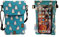 Tainada Crossbody-Reise-Handytasche für Damen, kleine Schulter, Smartphone, Touchscreen, Geldbörse, Clutch-Tasche mit abnehmbarem Gurt für iPhone 14/13 Pro Max, A54 (Katzenmuster, Türkis)