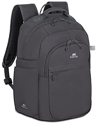 Rivacase Laptoprucksack Notebookrucksack für Tablet bis 14 Zoll – modischer kompakter wasserabweisender Rucksack für Arbeit und Freizeit 5432 / 16L