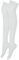 Alanna Jones Girls Ladies Women Plain Over The Knee High Microfiber Socks Cotton Rich Thigh Socks Leg Warmer for Casual Daily Wear UK Size 4-6.5 (White)