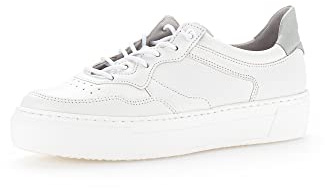 Gabor Damen Low-Top Sneaker, Frauen Halbschuhe,Wechselfußbett,Best Fitting,schnürschuhe,schnürer,Plateausohle,Latte/pistas,38.5 EU / 5.5 UK