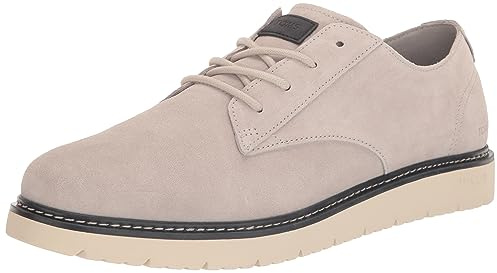 TOMS Men's Navi Trvl Lite Oxford, Pebble Grey Suede, 9 UK