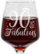 Always Looking Good 90th Birthday Gifts for Women 90 & Fabulous Engraved Large Wine Glass Present for 90 Year Old Etched 400ml Ladies Wine Glass Laser Engraved Elegant Stemmed 90th Wine Glass