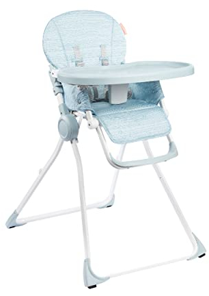 Badabulle Chaise haute bébé ultra compacte - Chaise pliante, Dossier et tablette ajustables - Dès 6 mois