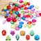 100 Stück Acryl Kristallsteine Toy Gems,acryl diamanten Kinder Toy Gems Pirate Treasure Jewels Diamanten Kinder Edelsteine Streudeko 13-27mm Bunt Acryl Edelsteine Glassteine für Sommer Strand