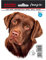Avisa AutoTattoo Aufkleber Labrador - 11x13,2cm, Schwarz