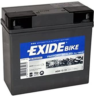 Exide AGM 12-19 Batterie De Moto Sans Entretien
