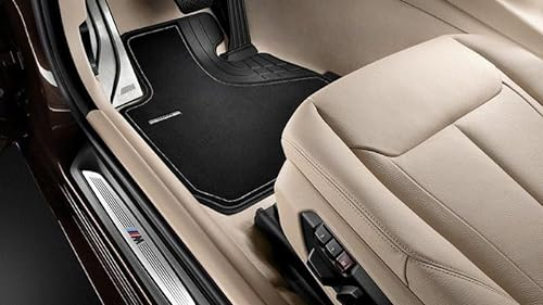 Original BMW Textil-Fußmatten Luxury vorne 3er F30 F31 F34 M3 F80 ohne xDrive + Einkaufschip