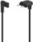 Hama Netzkabel 2 polig (Euro Netzkabel abgewinkelt beidseitig, TV Stromkabel 3 m, Kaltgerätestecker Doppelnut/C7, Kabel für Fernseher, Laptop, Monitor, PS4, PS5, PC, Netzteile, Drucker, Radio) schwarz