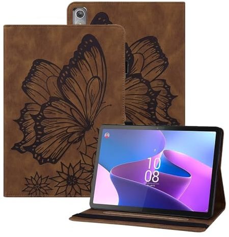 xinyunew Cover per Huawei MediaPad T3 10 9.6 Zoll/AGS-W09,AGS-L09,AGS-L03,Flip Caso in PU Pelle Premium Portafoglio Custodia [Kickstand][Slot per Schede][Chiusura Magnetica]-(marrone)