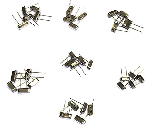 Sefdrert Kristall-Oszillator-Elektronik-Set, 49S, 7 Art, DIP-Quarz-Oszillator, 32,768 kHz, 4 MHz, 8 MHz, 12 MHz, 16 MHz, 20 MHz, 25 MHz, 35 Stück