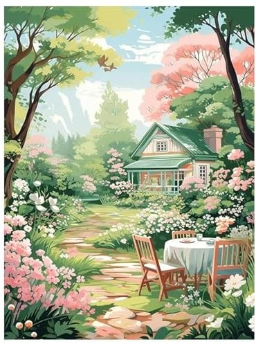 Mafenr Art Landschaft Diamond Painting Erwachsene, Landschaft Diamant Painting, Diamant Painting Bilder für Geschenke und Wanddekorationen - 30x40 cm