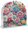 JISHSHAY Fleur Diamond Painting Porte Serviette de Table Fleur Diamant Painting Porte Serviette en Papier Peinture Diamant Porte-serviettes en Papier Bricolage Adulte Broderie Puzzle Point de Croix