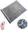 Puzzlematte,Puzzleunterlage,Puzzle Matte Roll,Jigsaw Mat,Tragbare Puzzles Mat,Teppich für bis zu 1500 Teile, Praktisches Zubehör zur Aufbewahrung von Puzzles,89 * 61CM,(Grau)