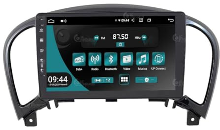 Radio de Coche Android JF-037NJ-UP Compatible con Nissan Juke 1ª 2010-2019 | CarPlay & Android Auto | Dab+ |9 Pulgadas HD | Fabricado en Italia