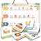 BIROYAL Tagesplaner Kinder Routine Magnettafel | Routine Planer Kinder inkl. 165 Deutsche Routine Magnete & Seil | 42 × 32cm Aufgabentafel Kinder beschreib & abwischbar für Jungen & Mädchen