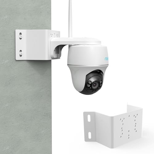 TIUIHU Corner Mount for Reolink Argus PT 3MP, 4MP/2K, 5MP/2K, 4K/8MP, Reolink Go PT Ultra/Plus Security Camera, Metal Exterior Angle Mount/Camera Wall Mount