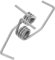 NUOBESTY 2pcs Replacement Spring for Rfbebc Fridge Door Easy Install Door Spring Hinge for Refrigerator Maintenance