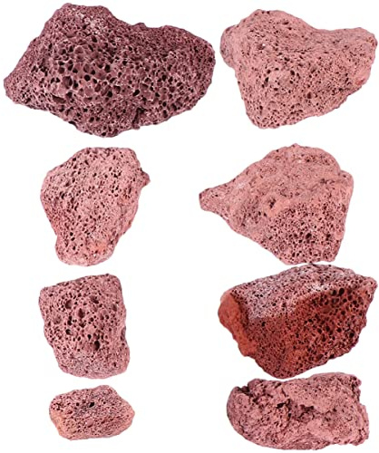KAILIKETIY 500g Volcanic Stone Filter Lava Rocks for Gas Bbq Garden Stones Cleaning Aquarium Decoration