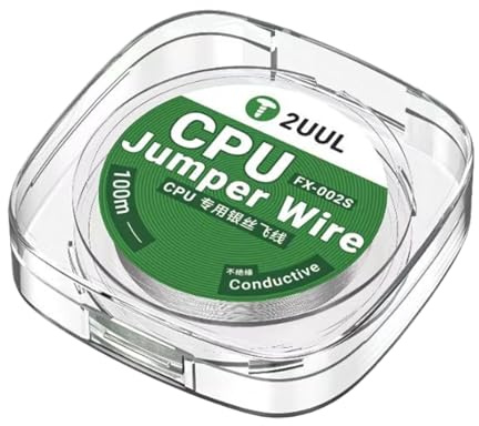 Phone Jump Wire - 2UUL Fine Silver Wire | 0.02MM Mobile Phone Motherboard | Electronic Component Flying Line | Bend-Resistant For Industrial, Electromagnets, Household, Electronics, Inductors