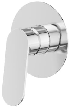 Newform Rise Up Miscelatore Monocomando ad Incasso Cromo, Rubinetto Doccia/Vasca a 1 Uscita, Ingressi e Uscita G 1/2, Completo di Parte Incasso con Guscio, Cod. 74075.21.018
