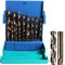 19Pc Professional Heller Hss-Co Cobalt Metal Drill Bit Set (1mm - 10mm)