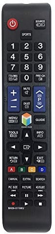 MYHGRC New Replacement tv Remote BN59-01198Q for all samsung tv remote control 3D LCD LED smart TV - No Setup Required