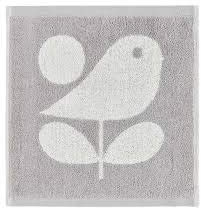 Orla Kiely Early Bird Face Towel, 30x30cm