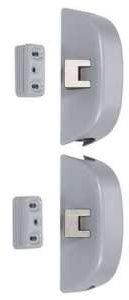 Accessoires pour IDEA - 004 - FINITION - Argent, DESIGNATION - Gache réglable pour alu