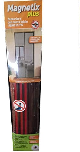 ZANZARIERA MAGNETIX PLUS MAGNETICA CON TELAIO RIGIDO IN PVC 150x250 MARRONE