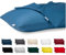 Kissenbezug 40 x 80 Baumwolle Premium Satin 2er Set Kissenhülle Deko für Kissen Bett/Sofa Stoff Superweicher Resistent Hypoallergen Anti-Milben Kopfkissenbezug mit Verdecktem Zip Voll Waschbar